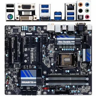 Поддержка процессоров материнской платы gigabyte