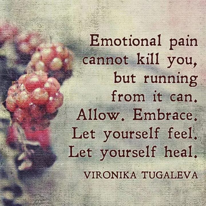 Heal yourself. Let yourself to feel. Юyou cannot have my Pain. Feeling herself