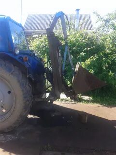 Погрузчик на заднюю навеску трактора
