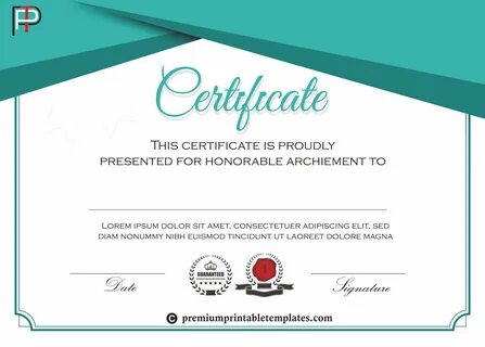 Certificate pdf