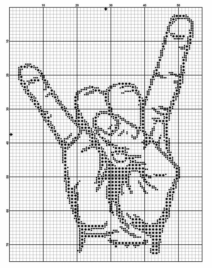 Программа для перенабора схем вышивки крестом. Программа для вышивания крестиком. Программа для вышивки. Рокерская коза вышивка. Схемы для вышивания крестиком.