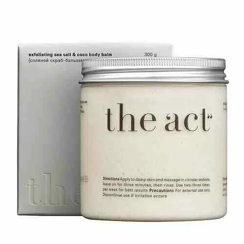 Exfoliating sea salt coco body balm. Exfoliating sea salt coco body balm. The act скраб для тела. The act labs скраб. The act скраб кокос.