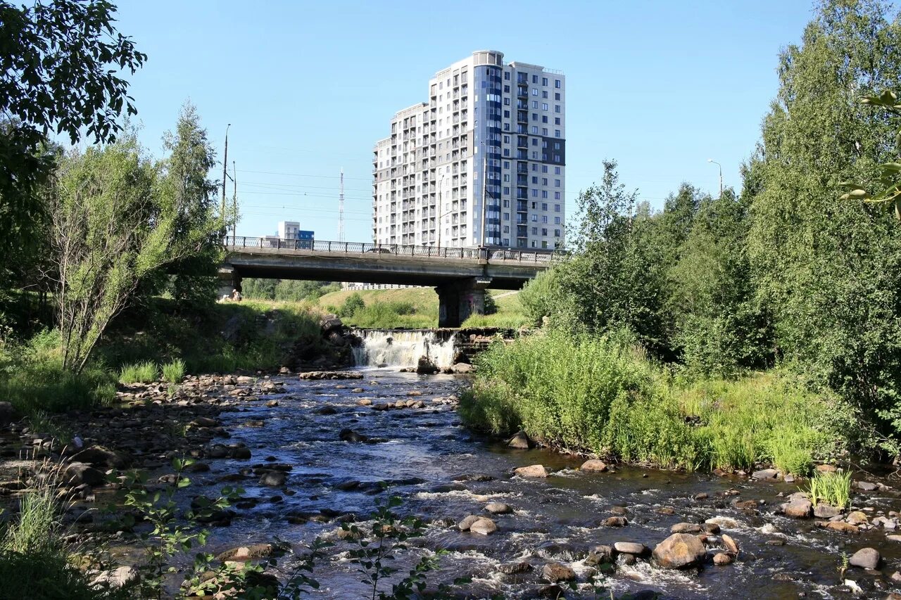 Река Лососинка Петрозаводск