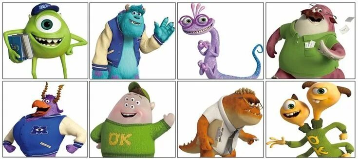Monsters University Cartoon, Monster university, Png images