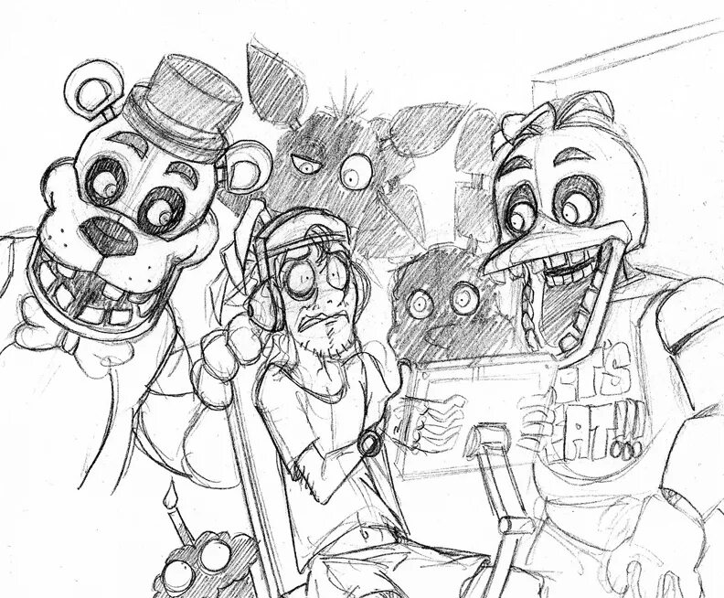 Фнаф 9 рисовать. FNAF 5 рисунки Фредди. Фредди ФНАФ 9 арт раскраска. АНИМАТРОНИКИ раскраска. Раскраска ФНАФ 1.