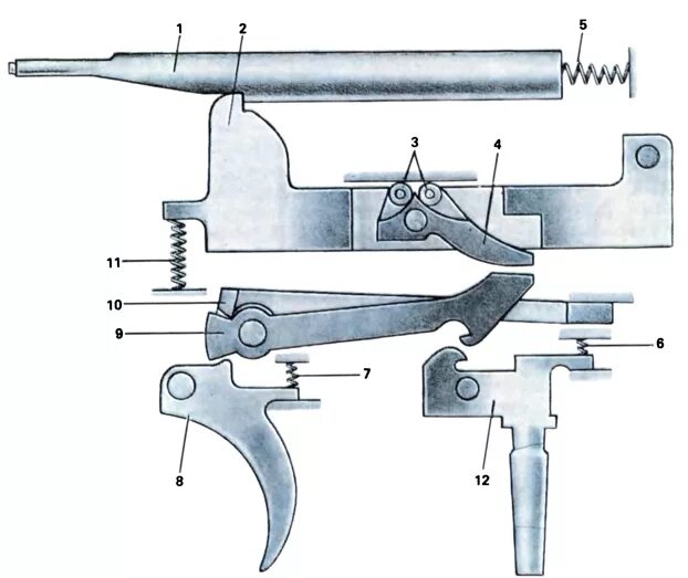 Ударно-спусковой механизм тт. Ударно-спусковой механизм винтовки мосина. Усм кросман 1377 чертеж. Усм (ударно-спусковой механизм) gamo. Усм пневматической винтовки.