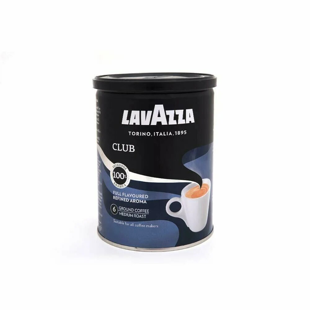 Кофе Lavazza Club. Lavazza 250g в черной банке. Lavazza Coffee grounded. Лавацца кофе 100%. Lavazza растворимый