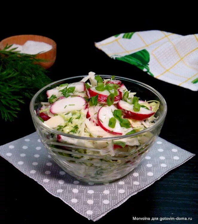 Легкий салат "Светлана". Кулинарный блокнот Екатерины Дзен