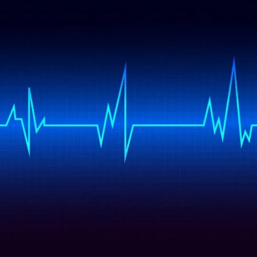 Эффект сердцебиения. Пульс на мониторе. Пульс зеленый. Пульс синий. Сердцебиение на экране.