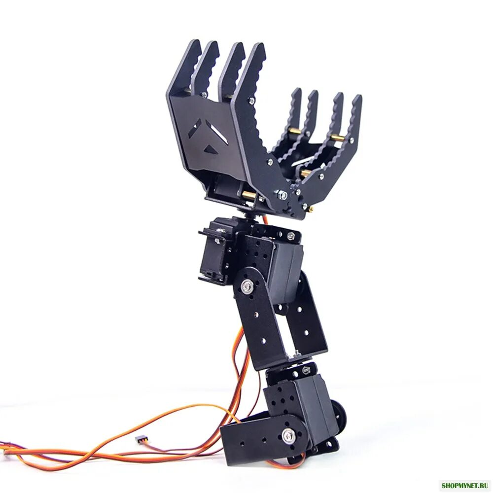 Управляемый манипулятор. Манипулятор 4 dof robot arm. механическая рука-манипулятор xiao-r. mechanical gripper for industrial robot. servo gripper.