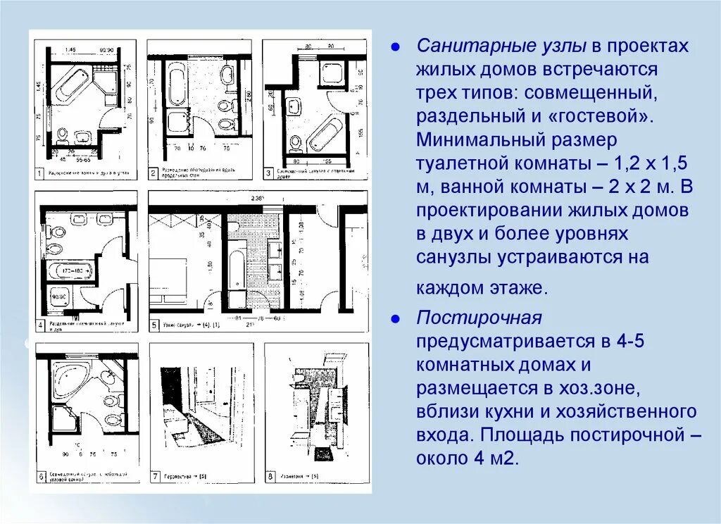 Тип здания и общую площадь. Минимальная площадь комнат по СНИП. Габариты санузлов общественных зданий нормы проектирования. Габариты санузлов в жилых домах. Минимальный размер жилого дома.