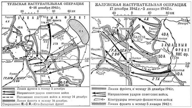 Наступательная операция на москву