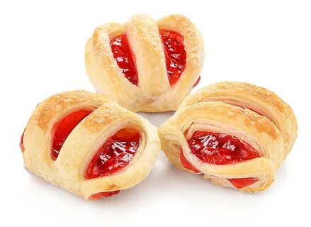 Печенье с клубничным джемом