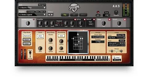AAS Strum GS-2 acoustic and electric guitar plug-in VST AU AAX.