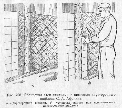Выполнение облицовки стен. Выполнение облицовки стен. Поверхность штукатурки. Облицовка стен керамической плиткой. Технология облицовки стен керамической плиткой с помощью шаблона.