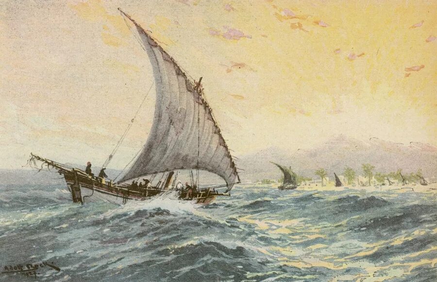 Картины начала 20 века океан. Индийский океан древний мир. Морские истории. Indian Ocean in Painting. The boat story