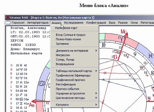Программа уранус. Уранус астрологическая программа. программа уранус mac.