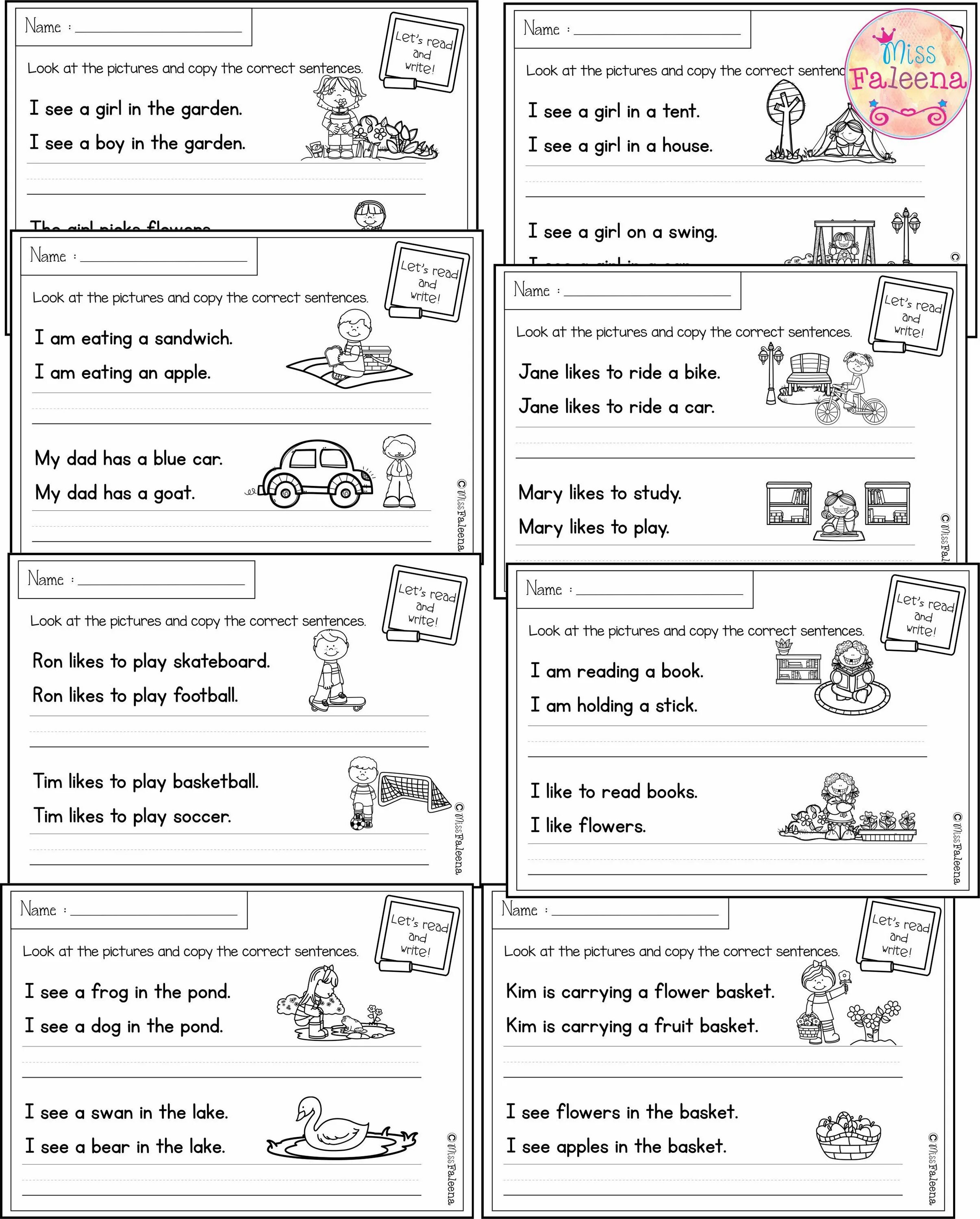 My book of sentences. Make sentences Worksheets. Sentence Worksheets. Writing sentences. Writing sentences for Kids.