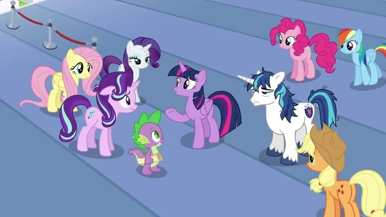 My little pony watching