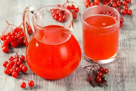 Сок из калины в соковыжималке