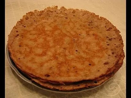 Блины из муки без глютена