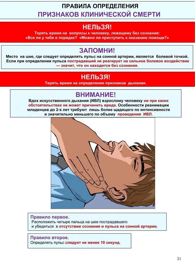 Правила определения признаков клинической смерти. Клиническая смерть признаки и первая помощь. Состояние клинической смерти. Пульс на сонных артериях при клинической смерти. Характерные признаки клинической смерти