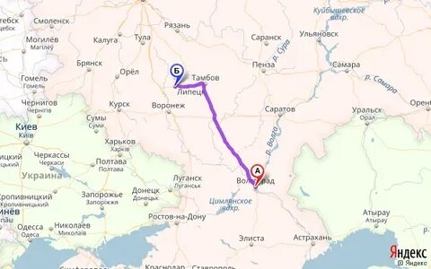 Смоленск тамбов расстояние