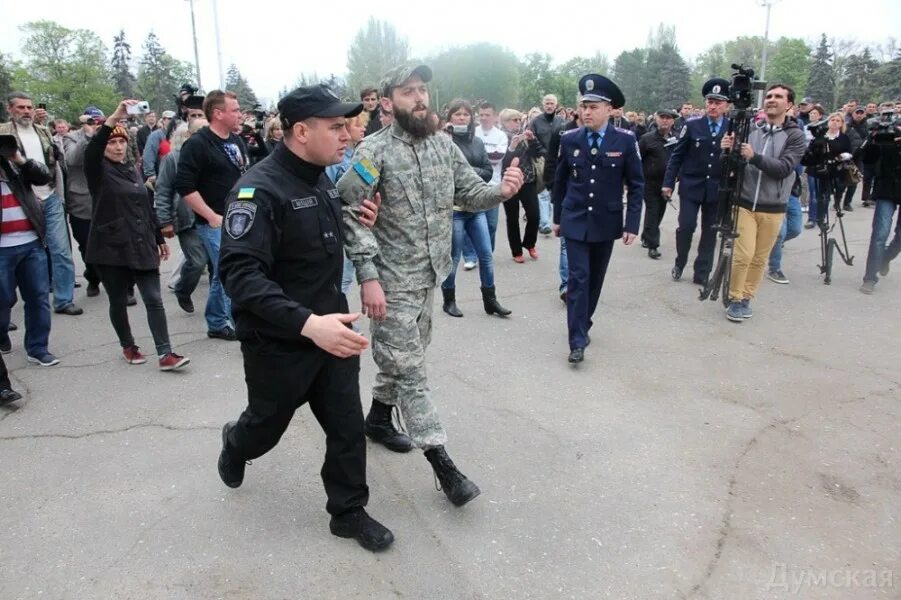 5 мая 2014 г. Митинг в Одессе. 2 Мая 2014 Одесса правый сектор.