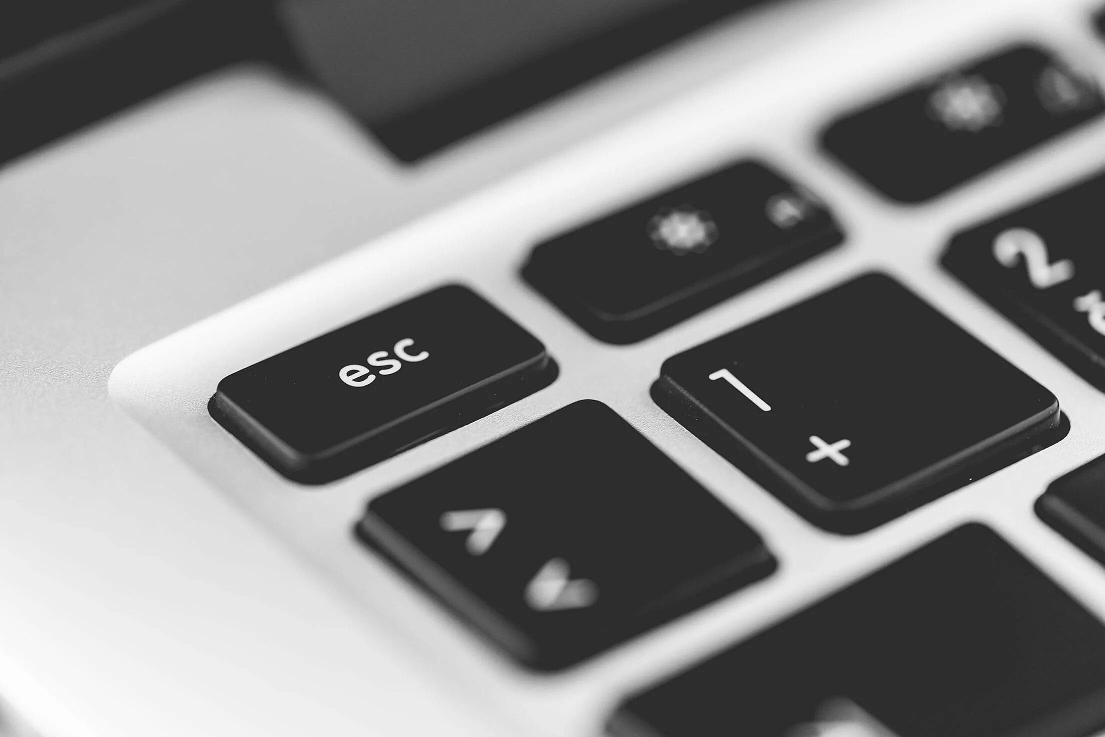 Escape button. Computer ethics. escape keyboard. escape in laptop keyboard.