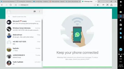 Установить вотс апп смартфона на компьютер