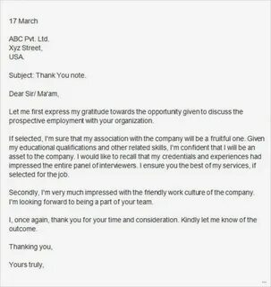 Service letters