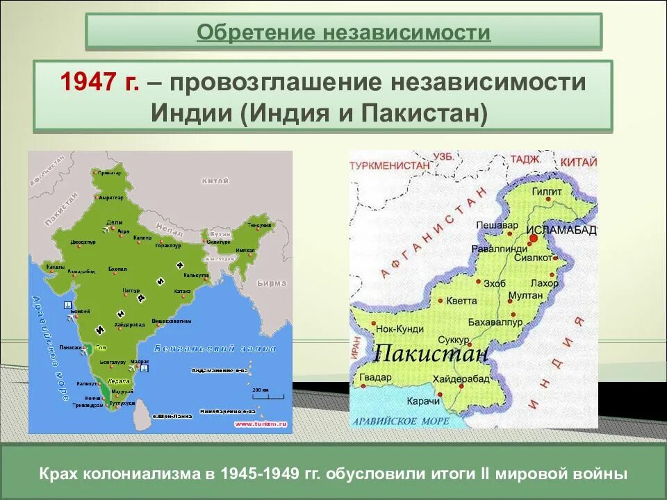 Провозглашение независимости Индии. Независимость Индии провозглашение 1947. Независимость Индии 1947 карта. Индия и Пакистан во 2 половине 20 века. Распад колониальной системы