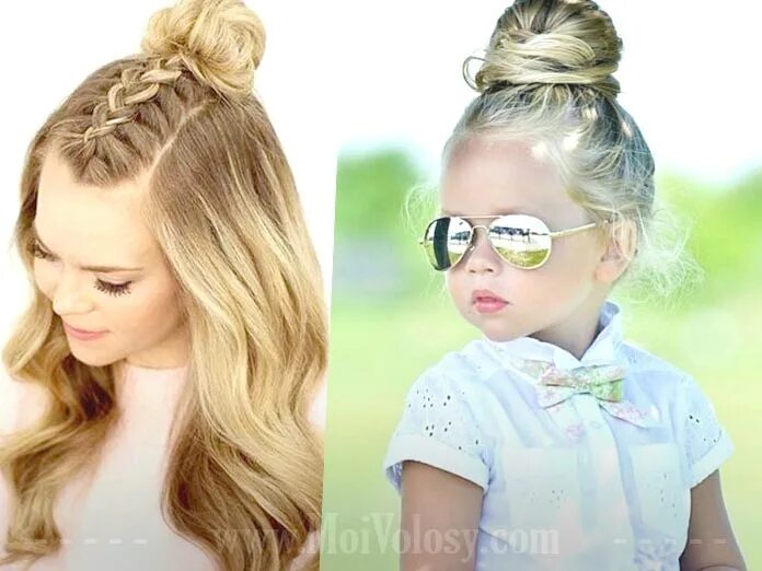 Прически 1 класс короткие волосы Little girl's hair idea. Прически, Подростковые прически, Детские прически
