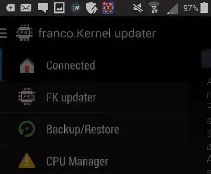 Franco kernel manager. Franco kernel manager