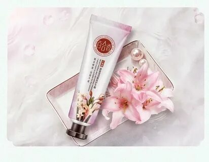 Rose moisturizing hand cream