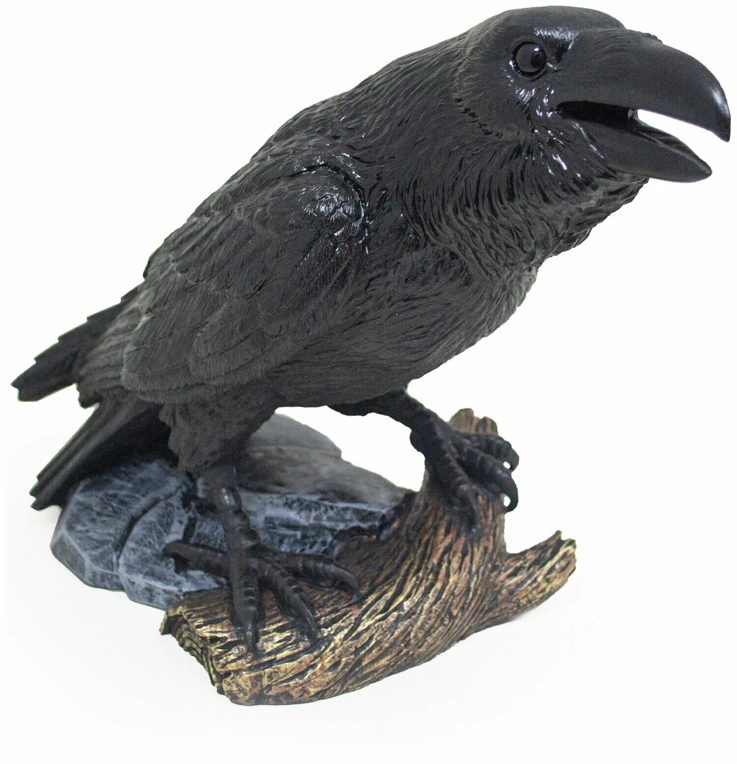 садовая фигура ворона. ворон фигурка. статуэтка ворона. ворон статуэтка. фигурка ворона.