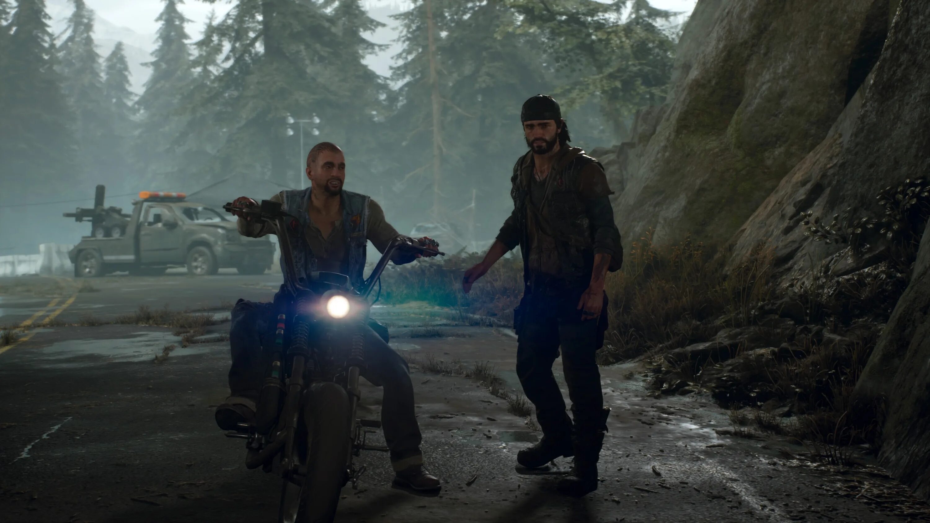 Включи days go. Дейс Гон. Игра про зомби на мотоцикле. Days gone Xbox one. Байкер против зомби игра.