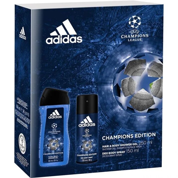 Adidas champions edition league champions. Adidas league champions deo. adidas набор uefa. дезодорант адидас мужской champion league упаковка.