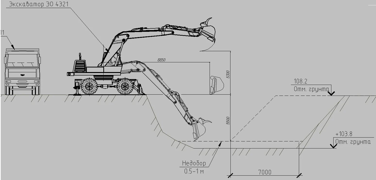 Уровень в экскаватор. Схема разработки траншеи экскаватором. Технологическая схема разработки траншеи экскаватором. Чертеж экскаватора ЭО-6122а. Технологическая схема разработки котлована.