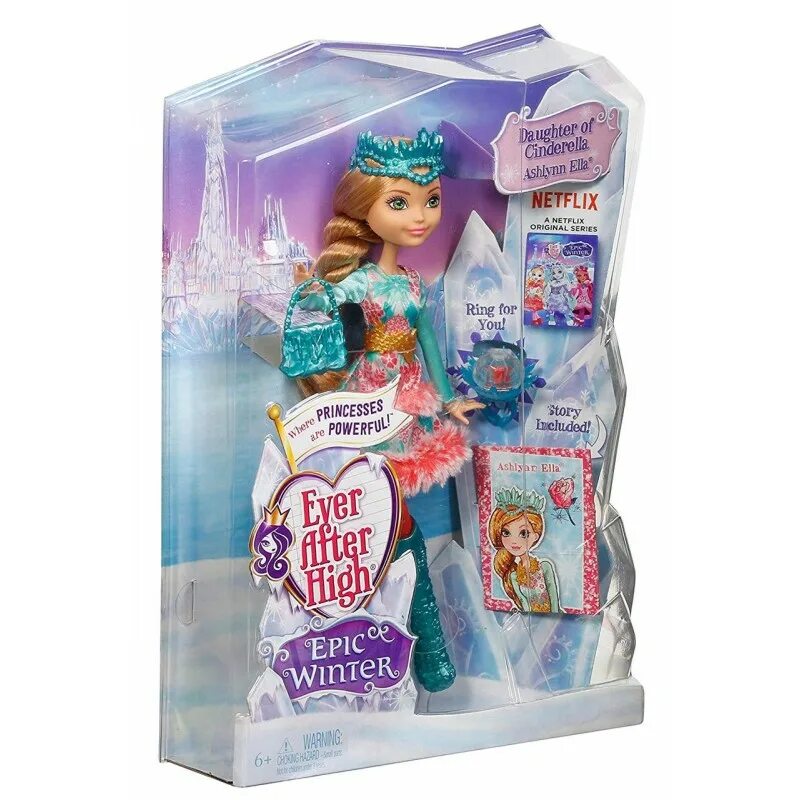 Ever after High Эпическая зима кукла. Кукла ever after High Заколдованная зима. Заколдованная кукла