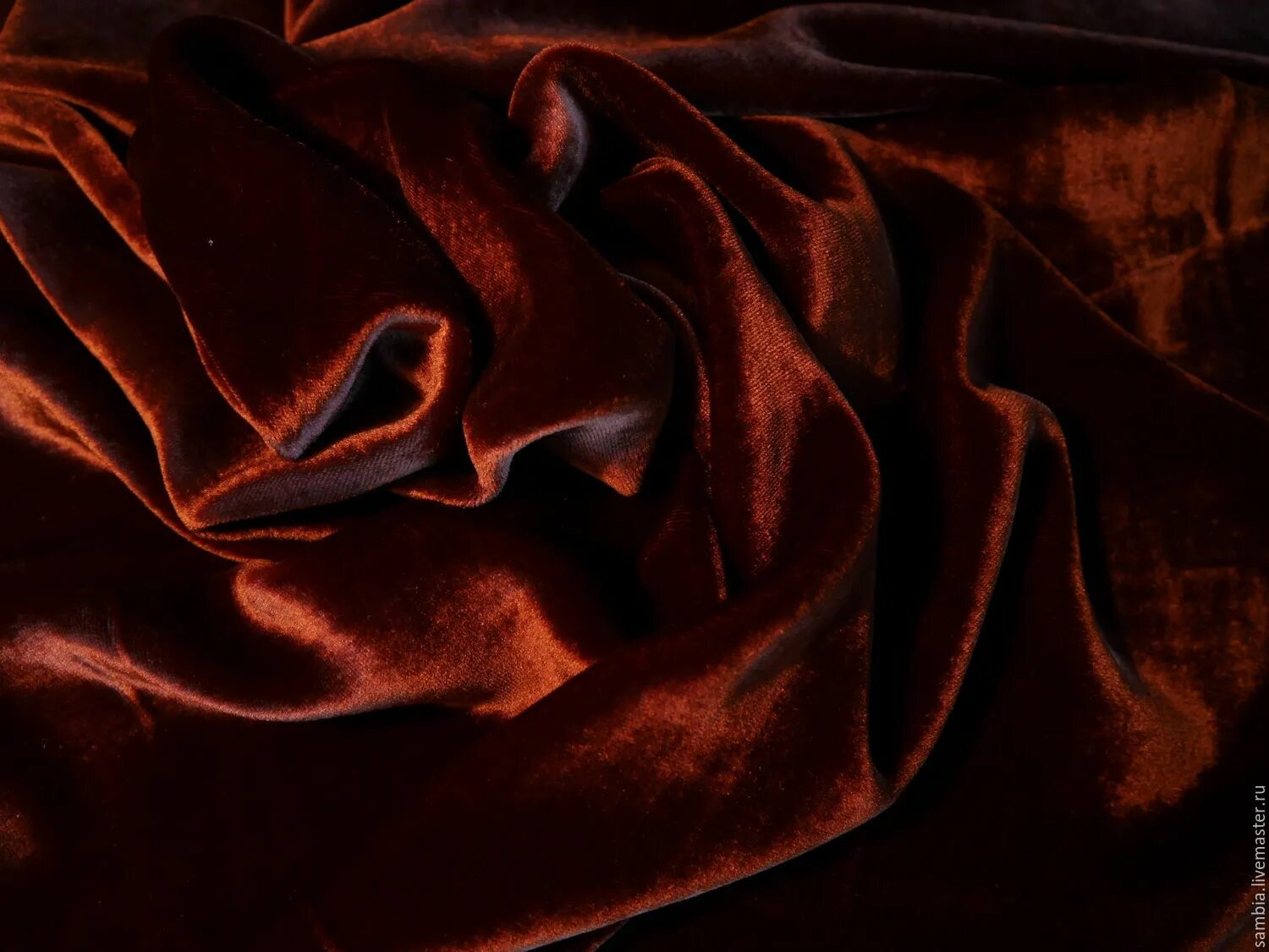 Ткань Anka Velvet 3010, бархат. Коричневый шелк. Бархатная ткань коричневая. Ткань шелковая коричневая.
