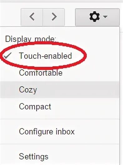 Touch enabled