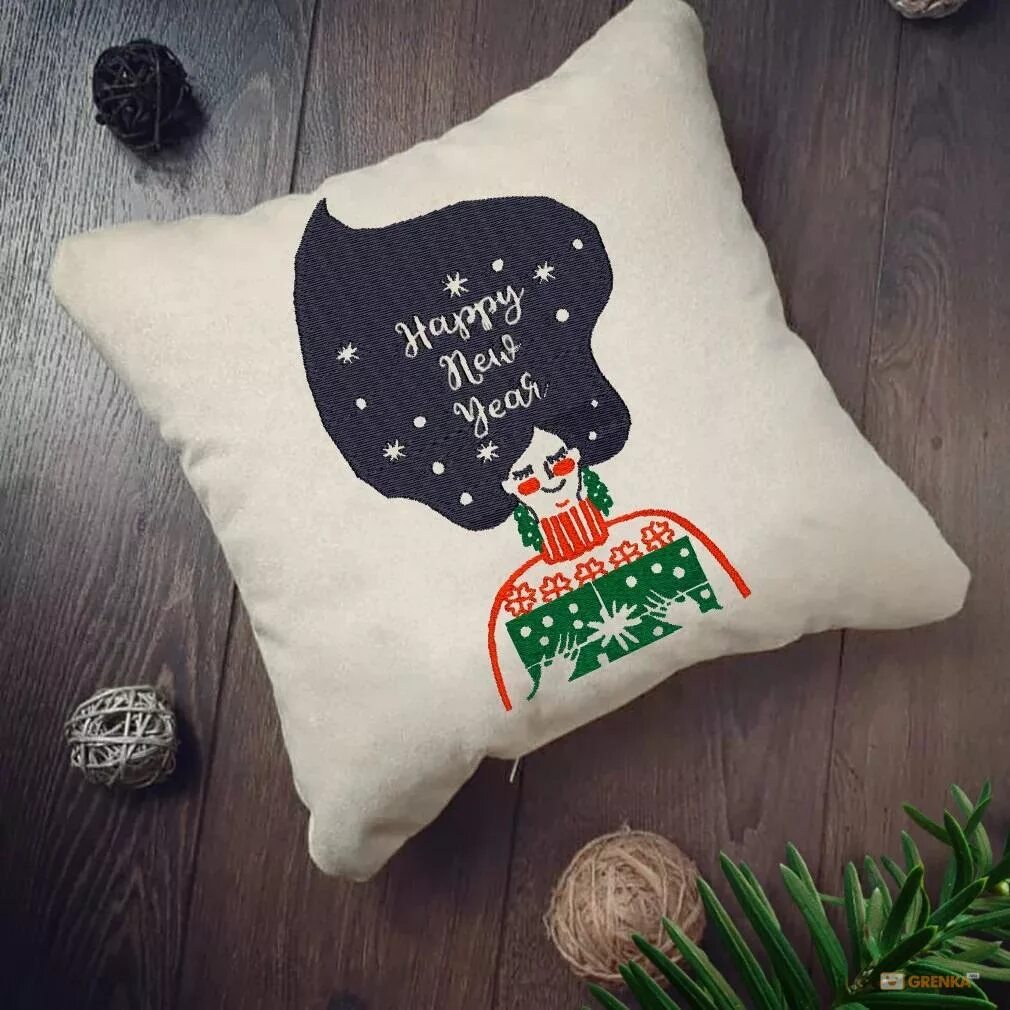 Подушка 2025. Подушка с новым годом именная. подушка happy. happy new year подушка.