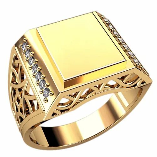 Перстень мужской золотой фото Tengyi Eagle Design Men Ring 20mm Big Wide Luxury Gold Color Finger Copper Finge
