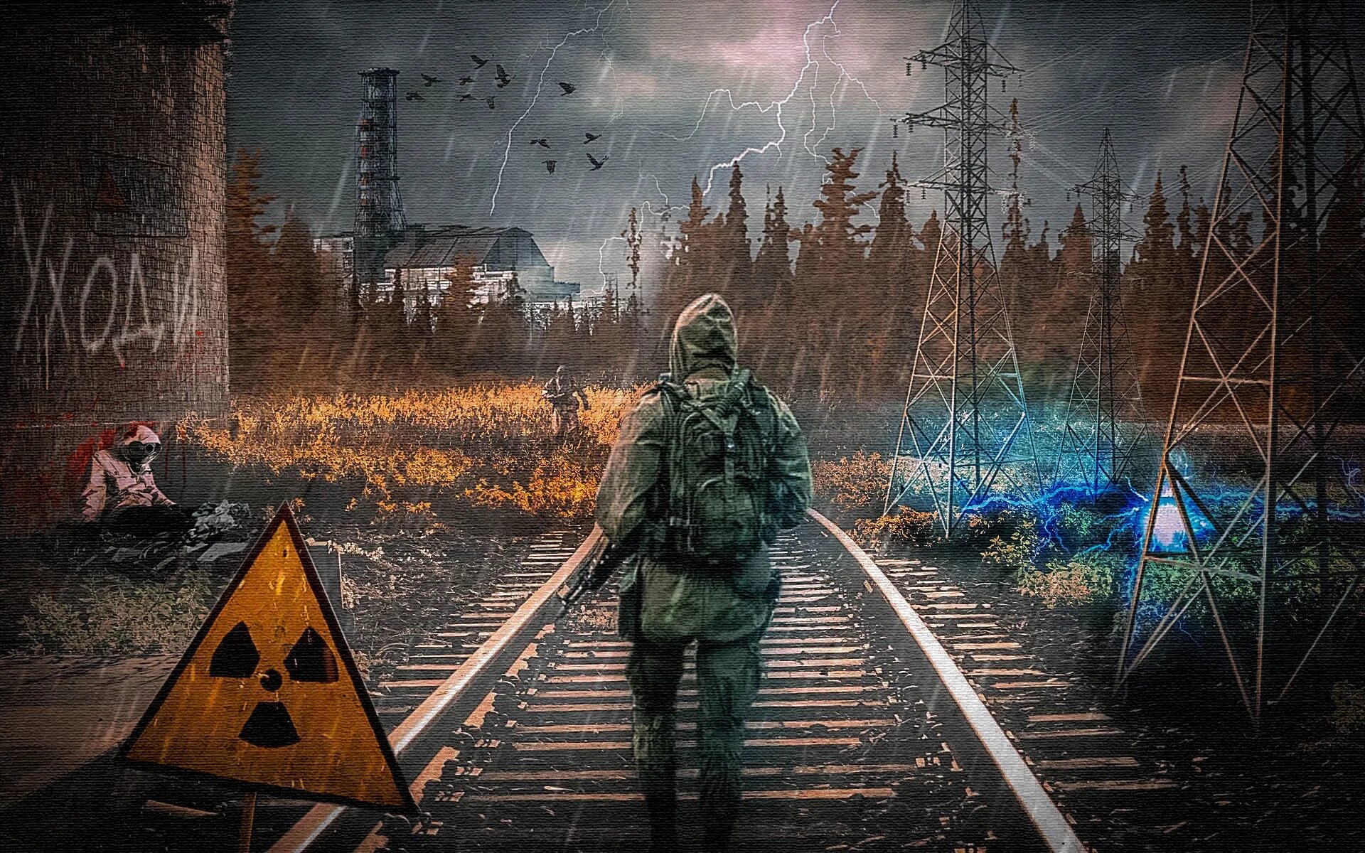 Сталкер 2 арт монолит. Зона Чернобыль s.t.a.l.k.e.r. Сталкер арт с Чернобылем 2.