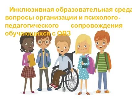 Инклюзивная образовательная среда презентация