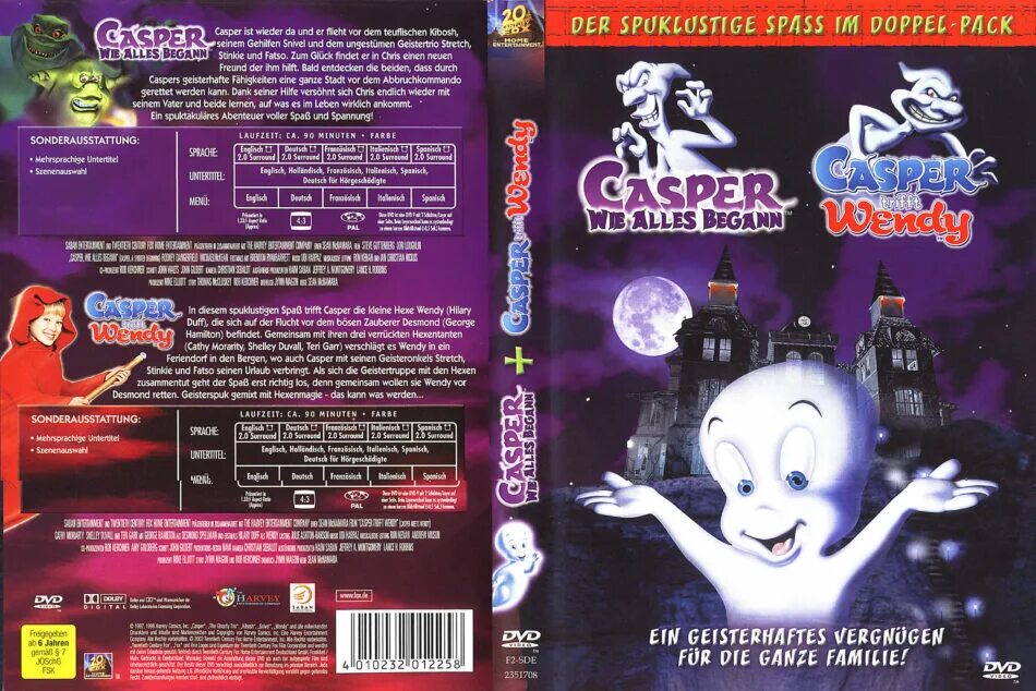 Каспер их там нет текст. Каспер dvd. каспер обложка. каспер фильм 1995. каспер обложка dvd.