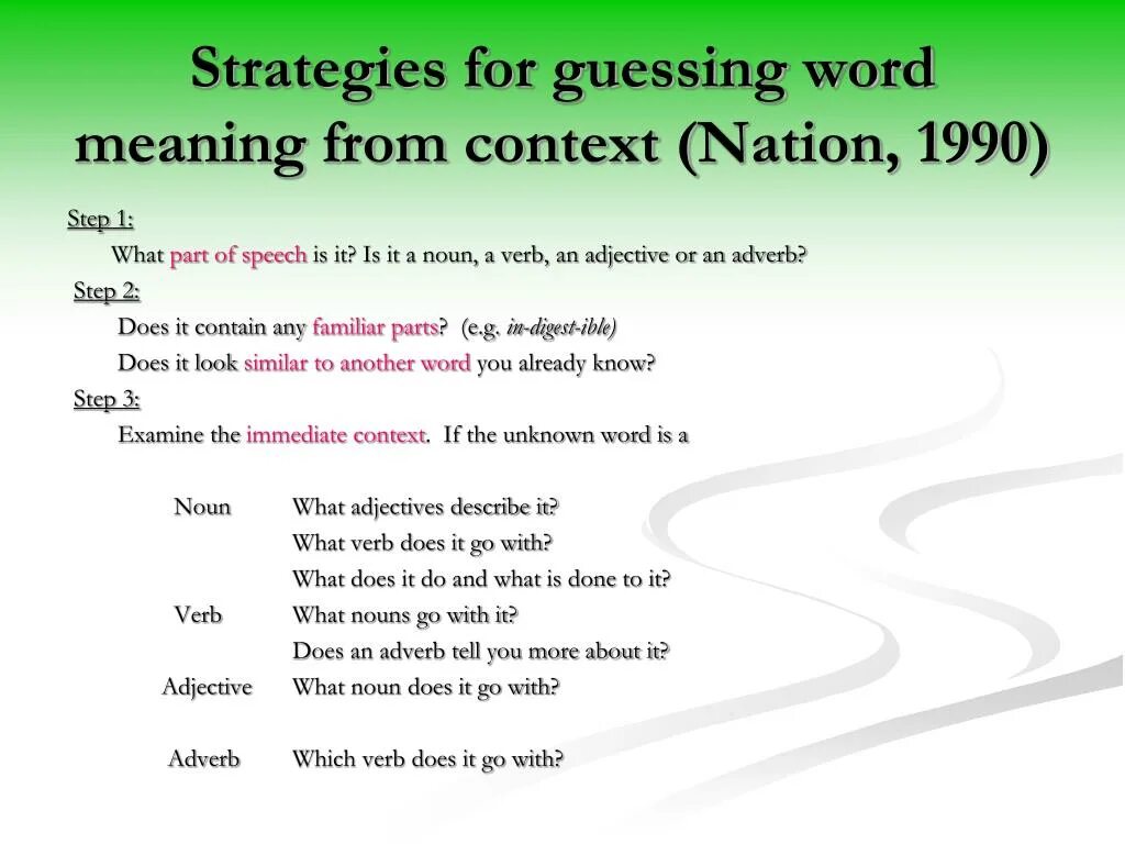 Guessing the meaning of the context. Презентации Word-meaning. The meaning of the Word. Meaning from the context.