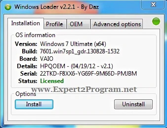 Windows 7 loader v