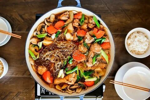 Горячее блюдо фунчоза с овощами рецепт